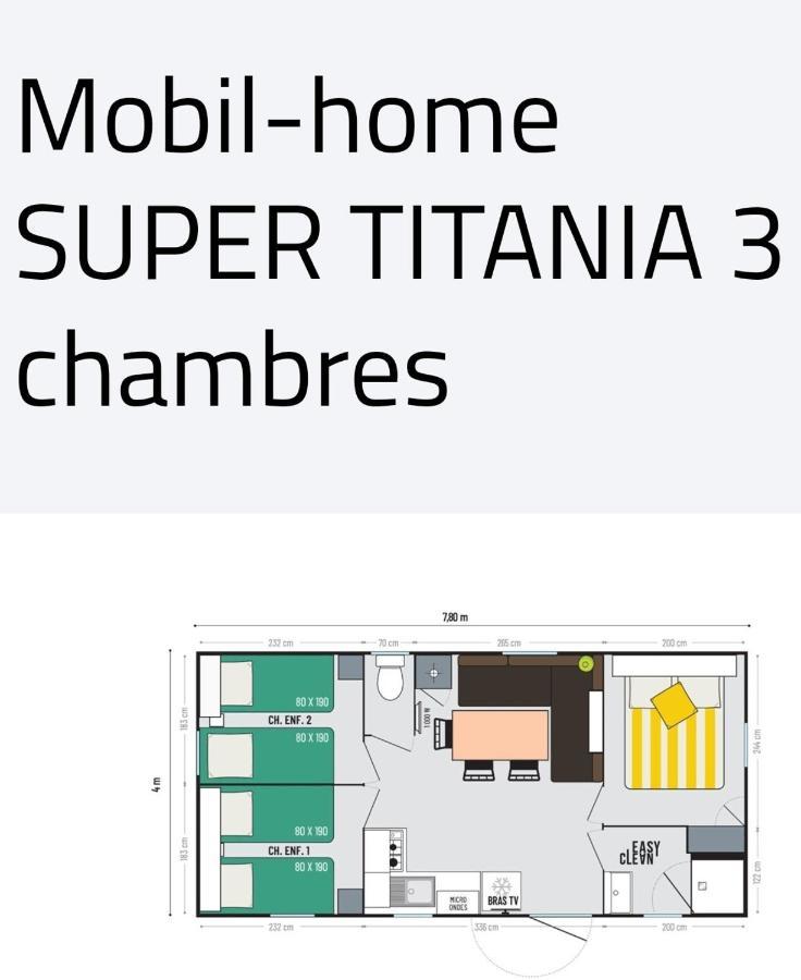 Mobil Home Happiness33 Dans Camping 5 Etoiles Acces Direct Plage Vendays Montalivet Bagian luar foto