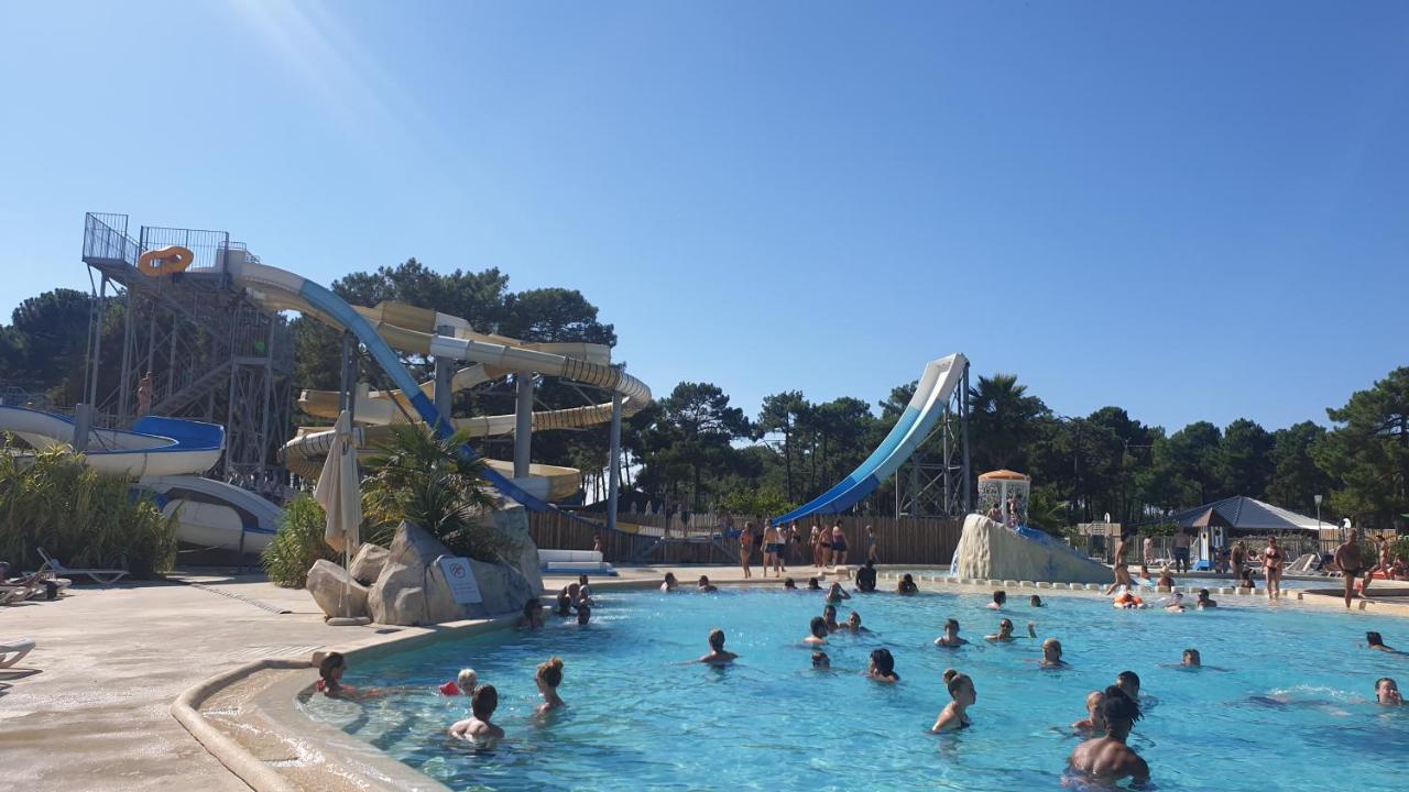 Mobil Home Happiness33 Dans Camping 5 Etoiles Acces Direct Plage Vendays Montalivet Bagian luar foto